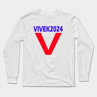 SUPPORT VIVEK 2024! Long Sleeve T-Shirt